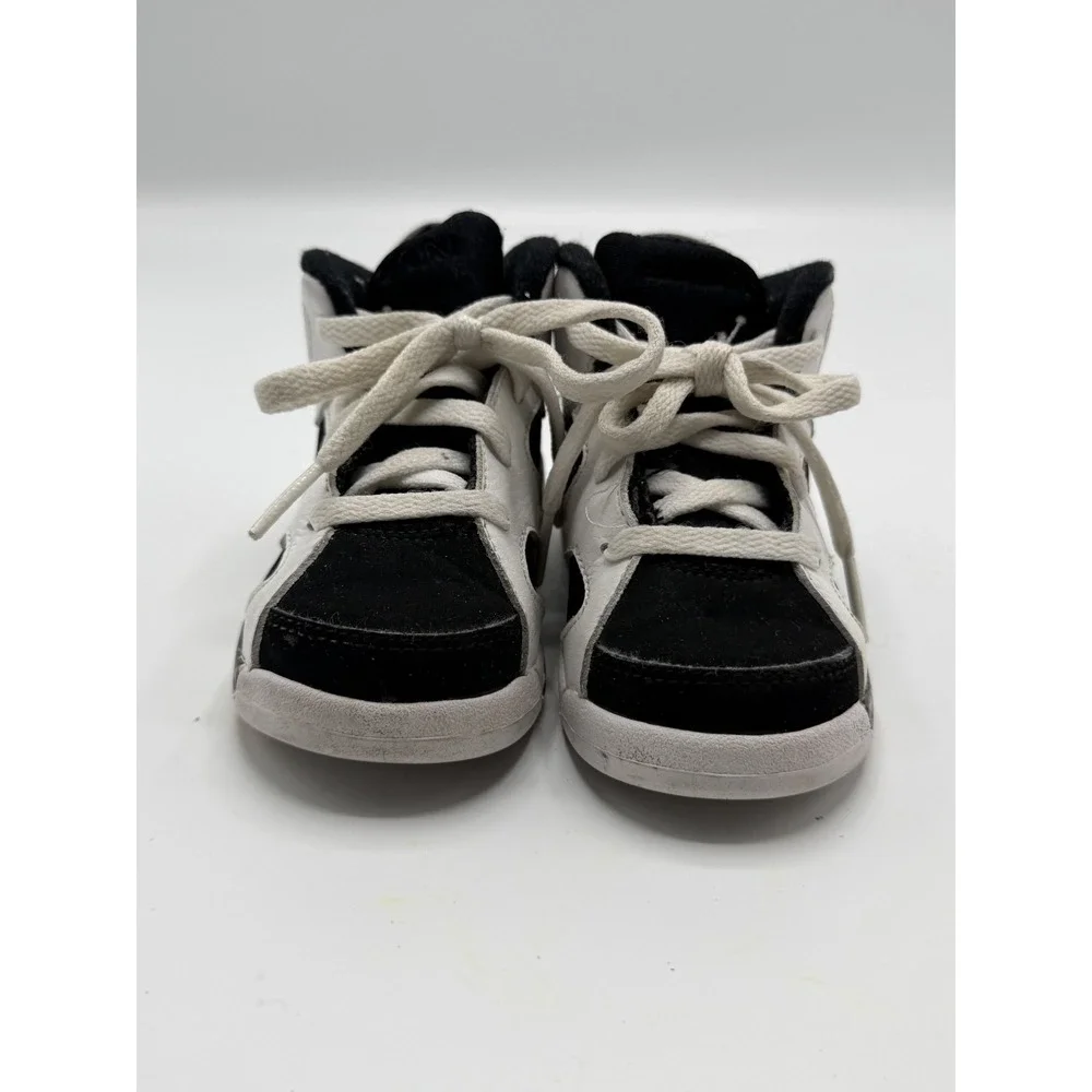 Jordan 6 Retro Oreo 384667-101 Toddler White/Black Size 6.5C